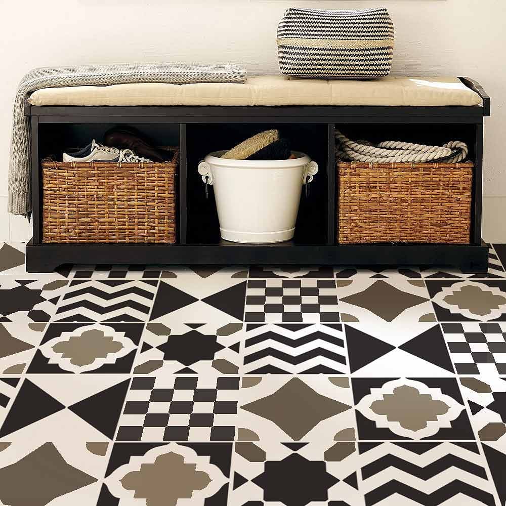 Geometric Tiles stencils FLoor