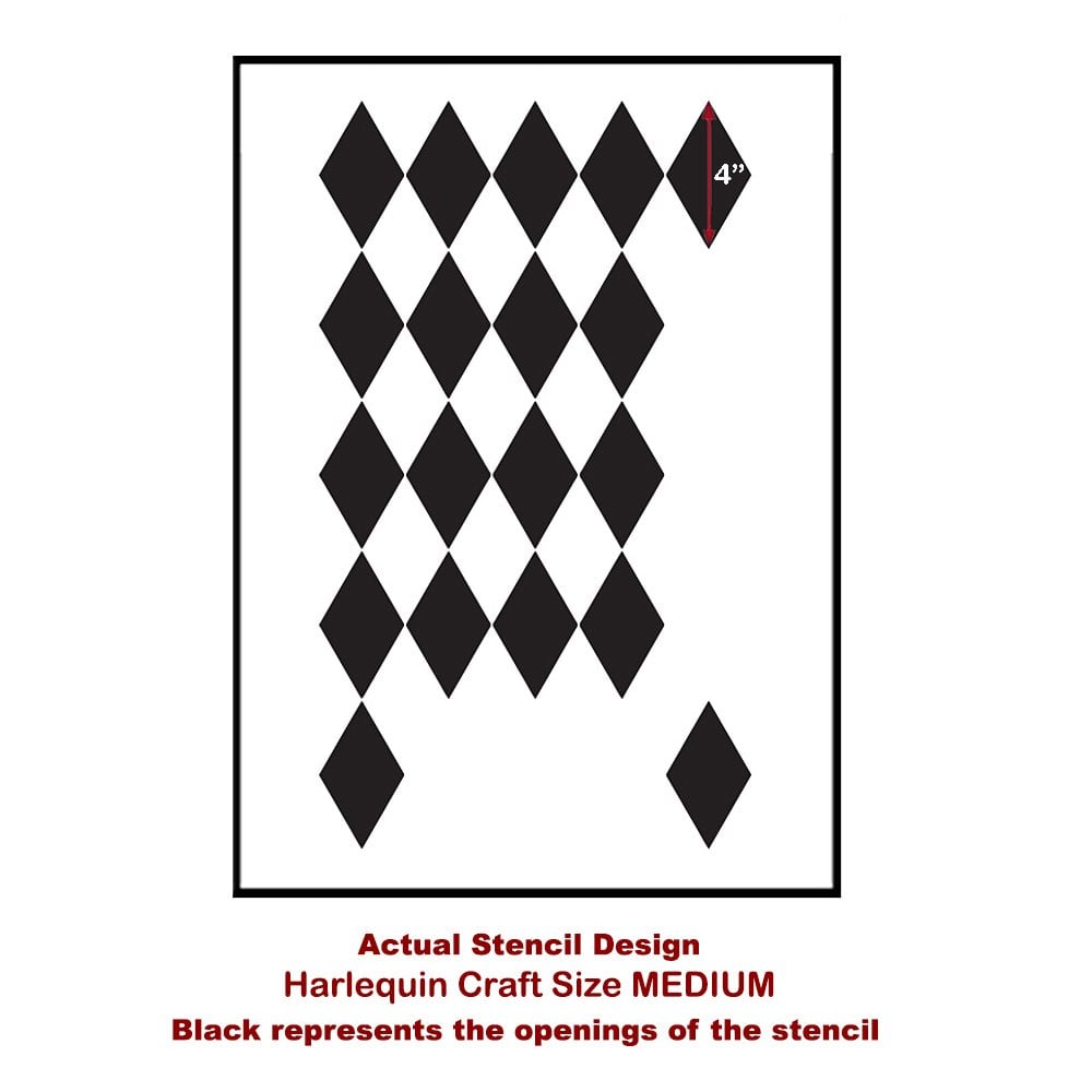 Harlequin-medium-craft-furniture-stencil