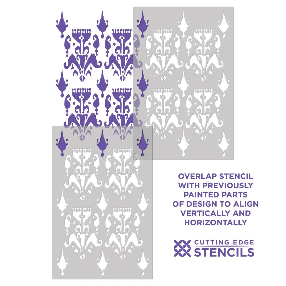 Ikat-Bukhara-stenciling-instructions