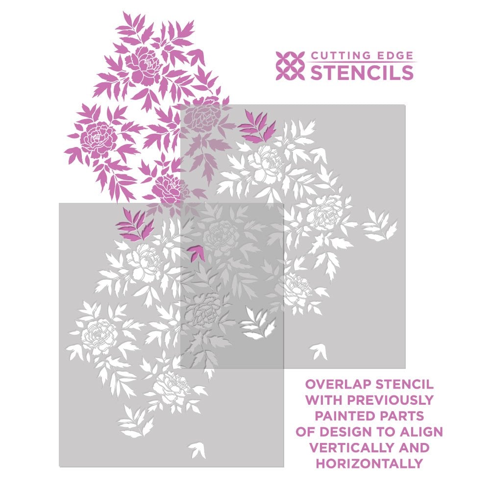 Japanese-Peonies-stenciling-instructions