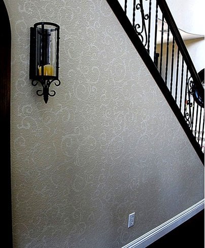 scroll stencil wall stencils