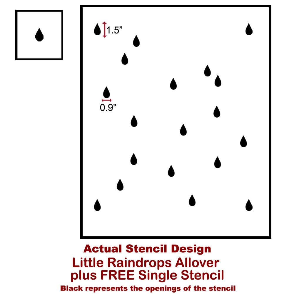 Little Raindrops Wall Design for Minimalist Nursery Decor