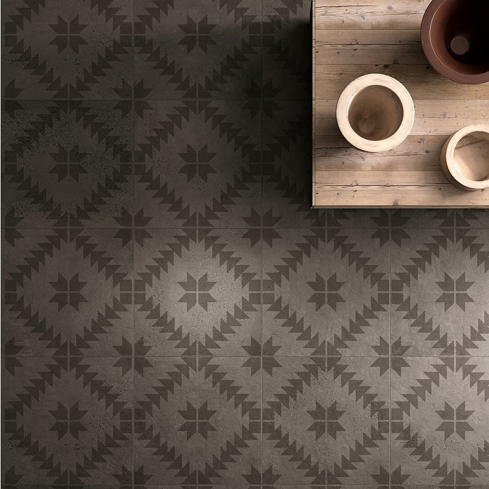 Maestro Tile Stencil DIY cement tile floors