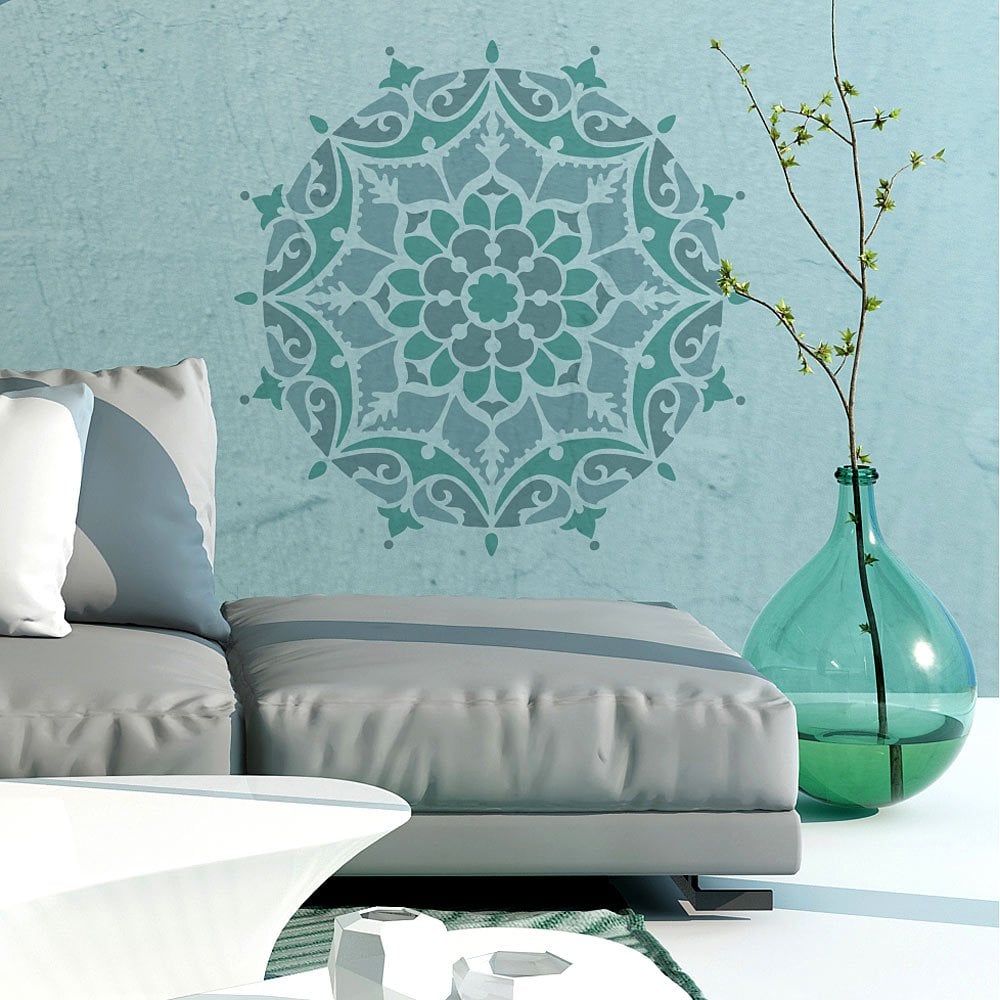 Mandala stencil large mandala stencils for walls mandala decal