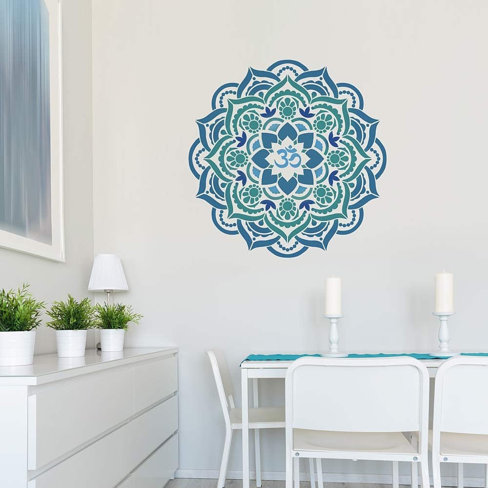 Mandala stencil mandala decal wall stencils OM