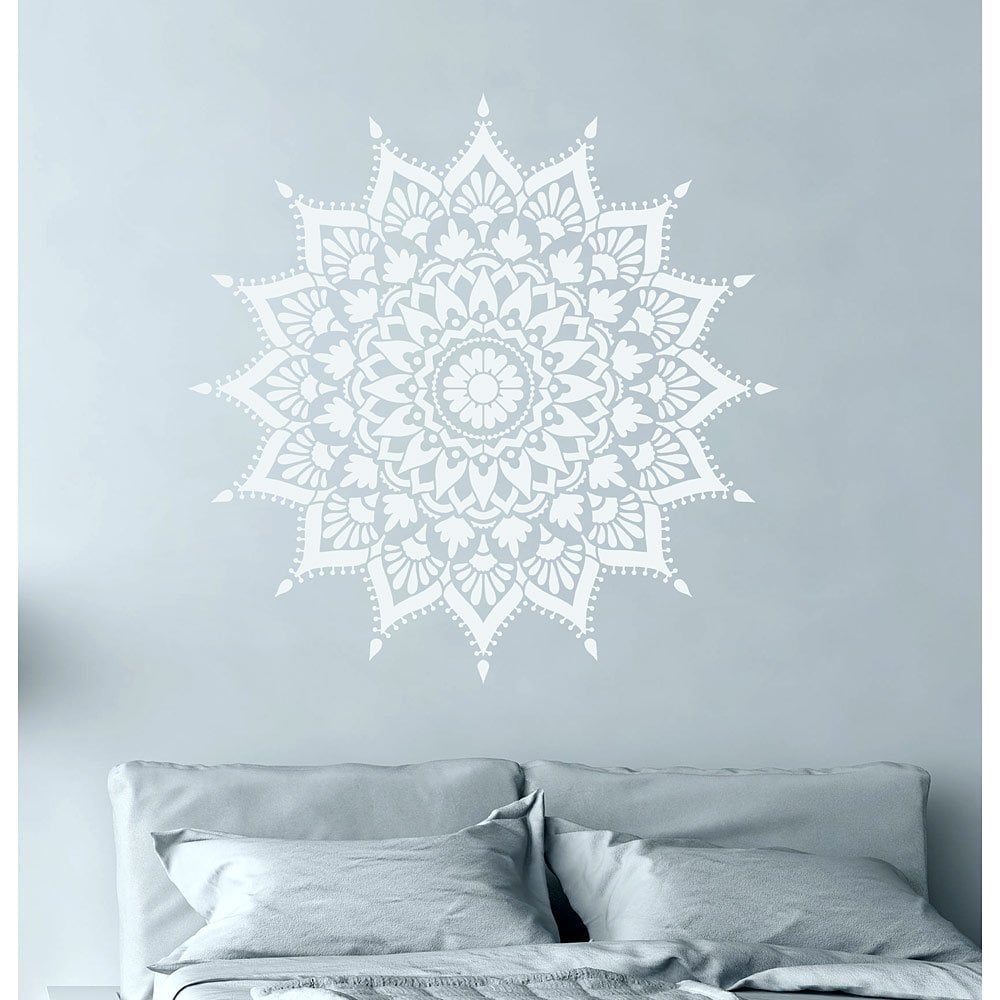 Mandala stencil radiance wall decal