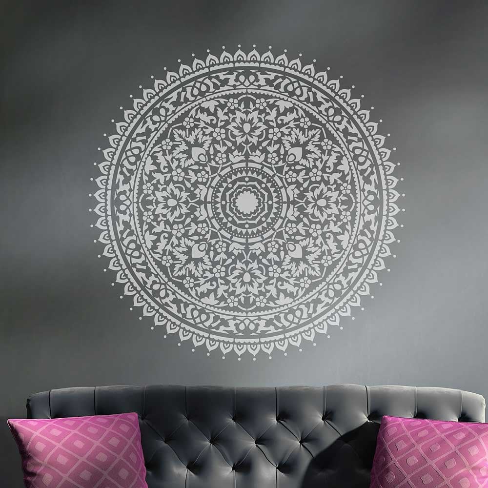 Mandala stencil wall stencils mandalas