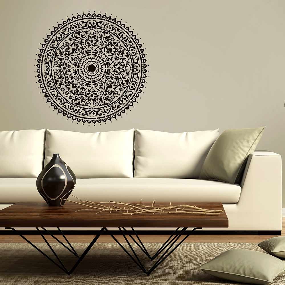 Mandala stencils round medallion stencil