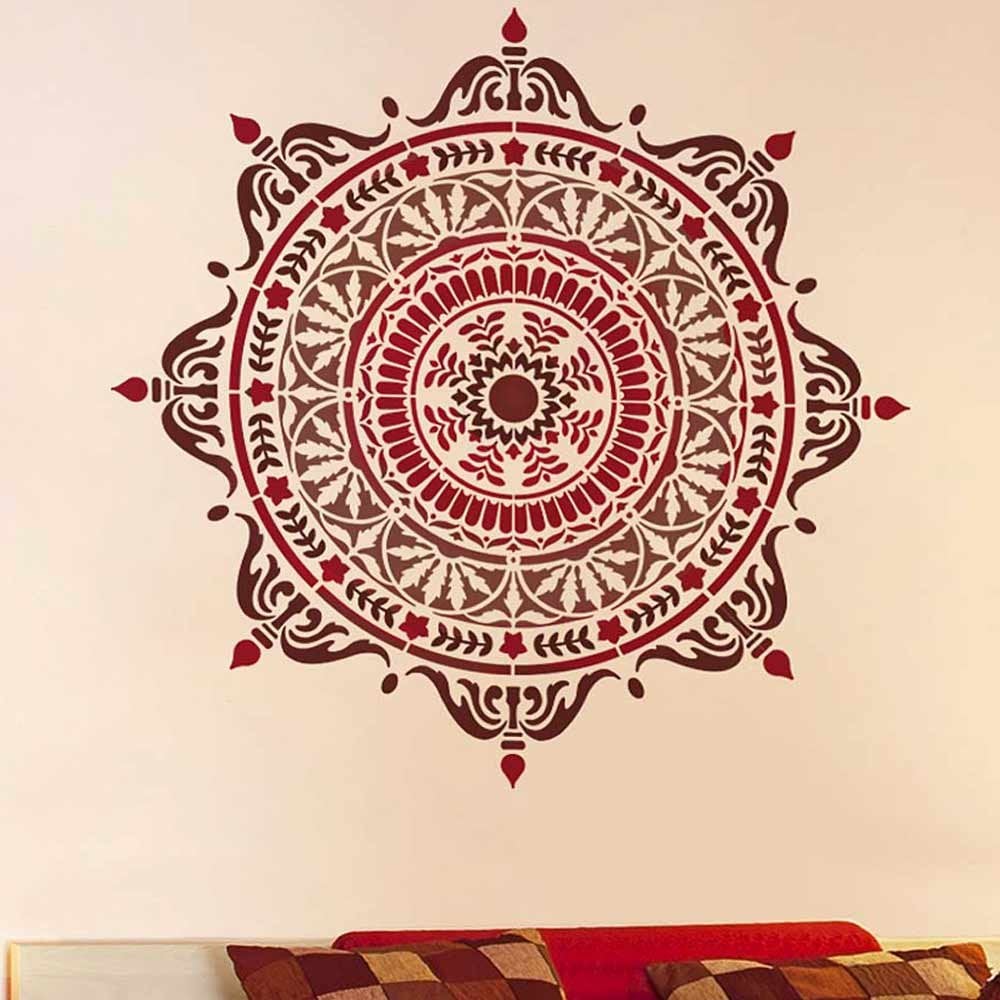 Mandala stencils wall decal stencil