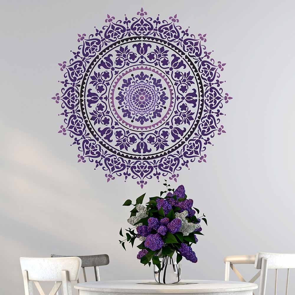 Mandala stencils wall mandalas decals