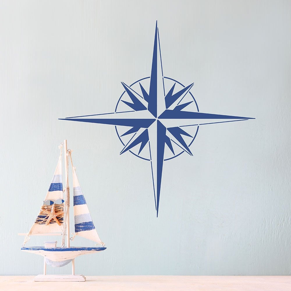 Mariners-compass-stencil-nautical-compass-design