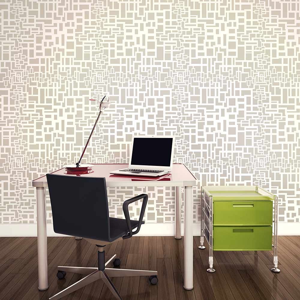 Matrix-geometric-stencil-modern-wall-pattern