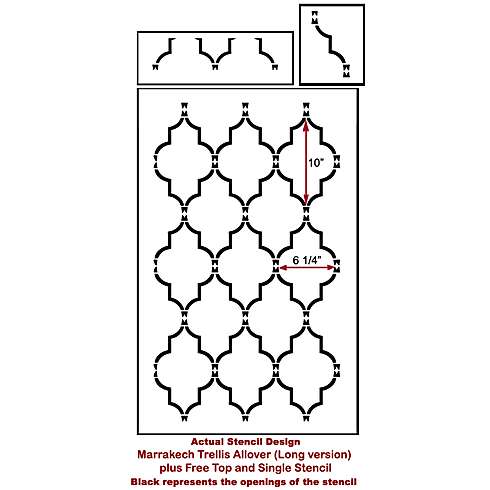 moroccan stencil