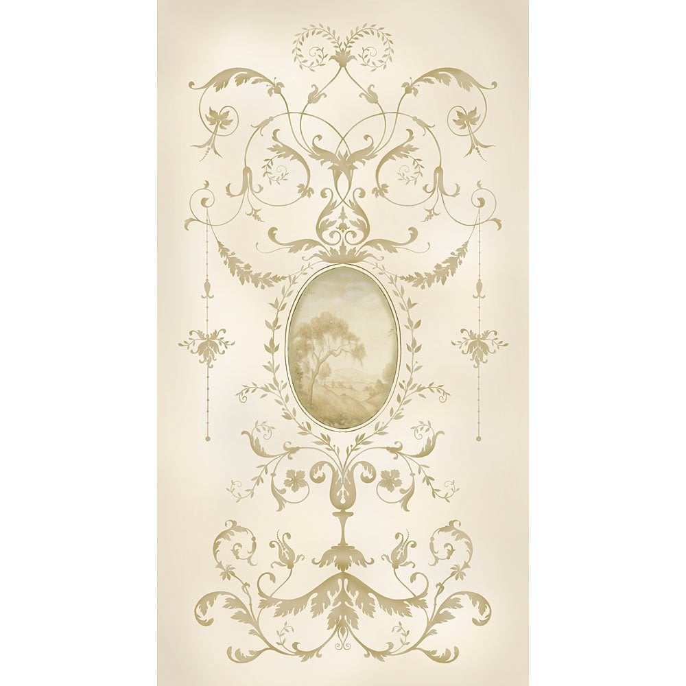 Mural-stencil-panel-classical-design-French-stencils