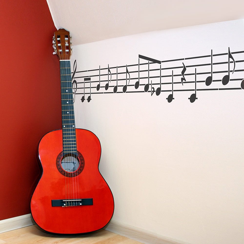 Musical-Notes-Border-Stencil