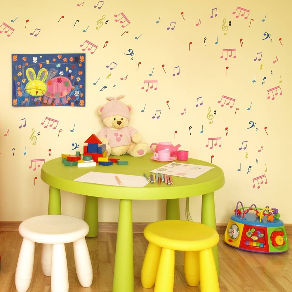 Musical-notes-stencils-for-nursery-walls