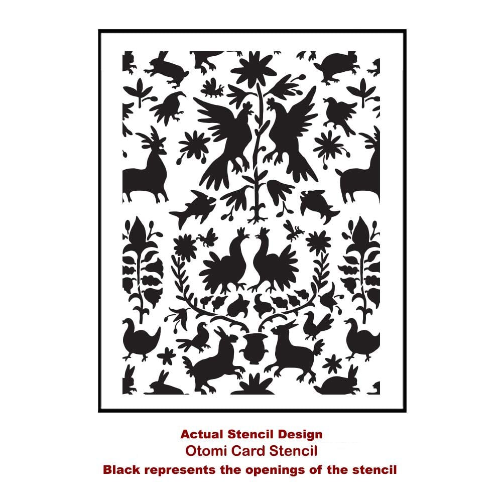 Otomi-small-card-template-stencil