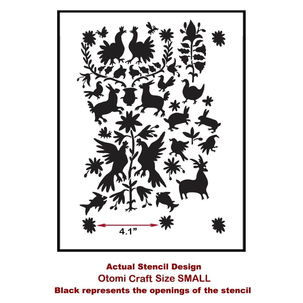 Otomi-small-craft-furniture-stencil