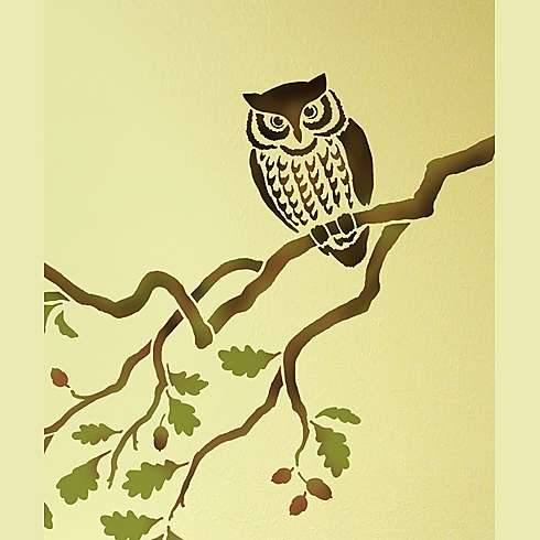 owl stencil