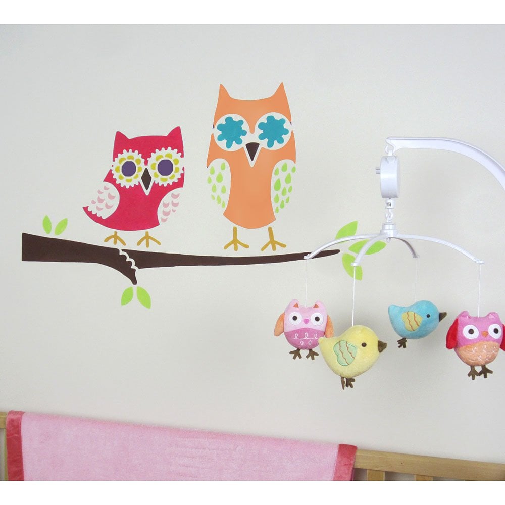 Owls-tree-branch-nursery-stencil