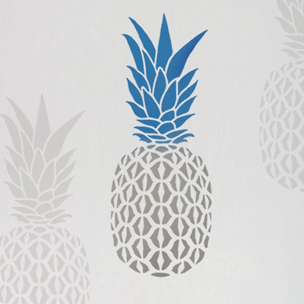 Pineapple stencil design