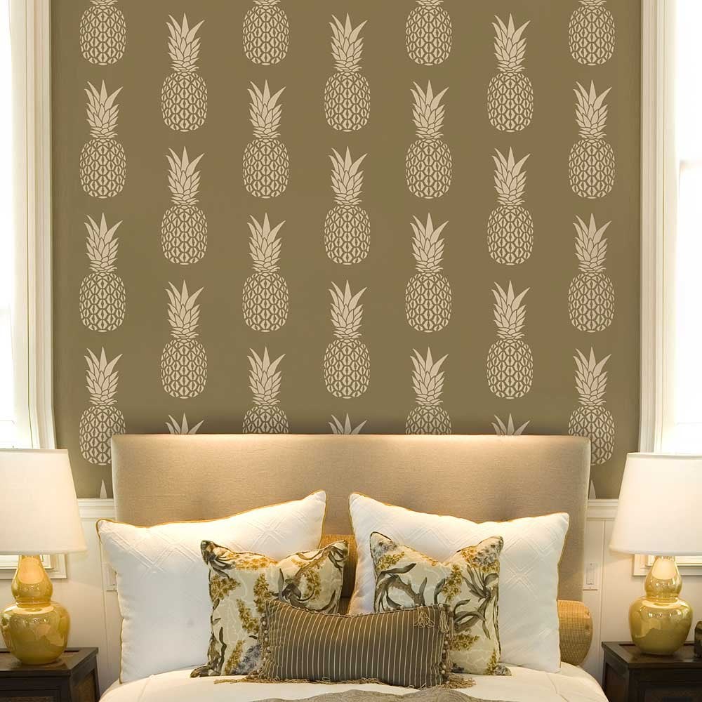 Pineapple stencil pineapples-stencils-designs