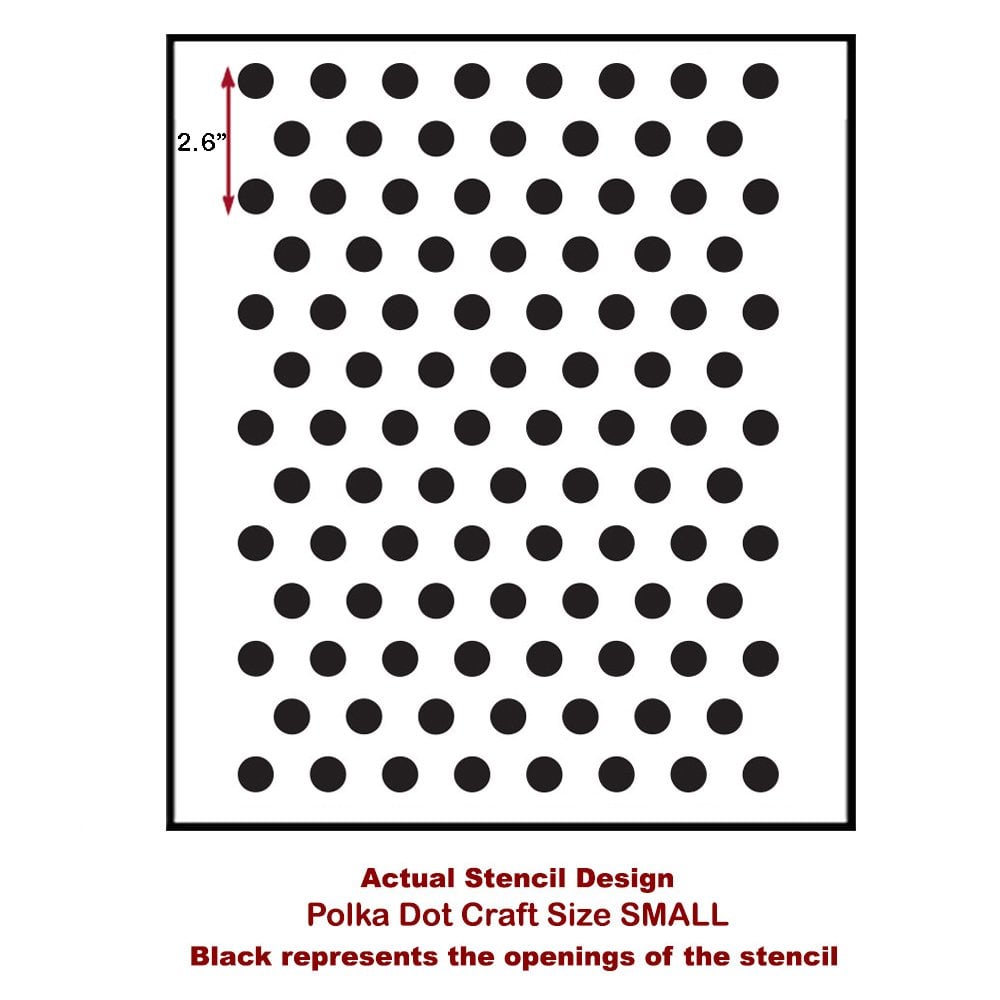 Polka-Dot-Small-craft-furniture-stencil