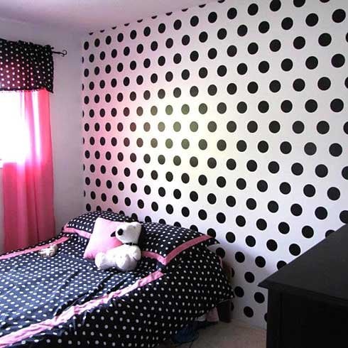 stencils polka dot