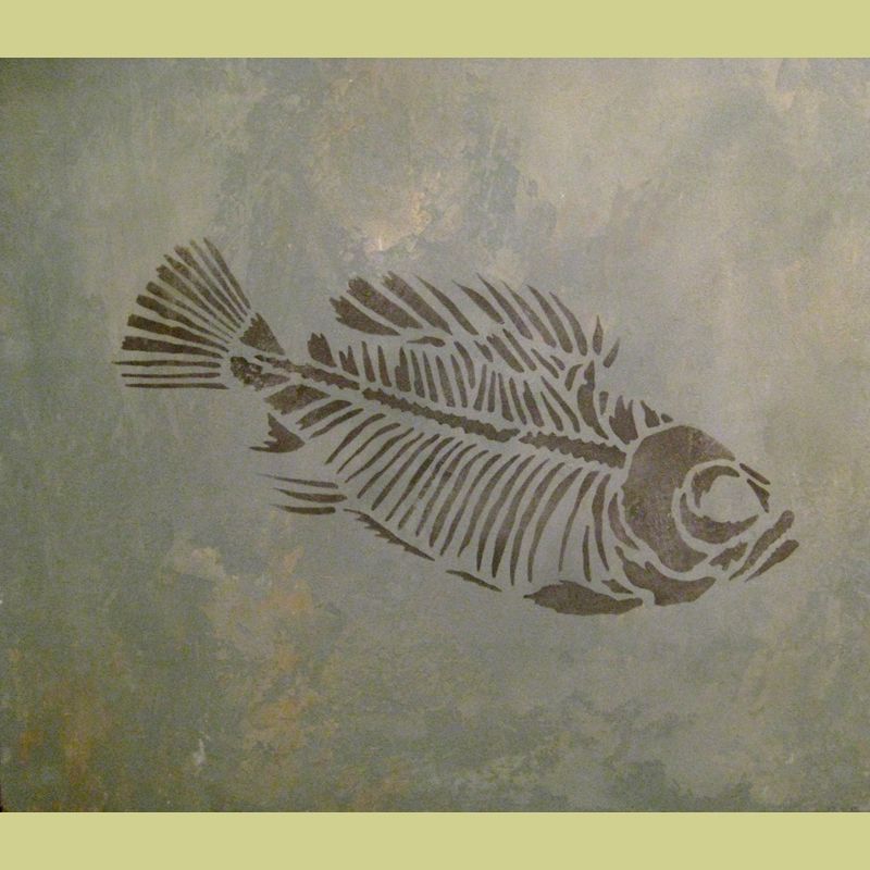 fossil stencil