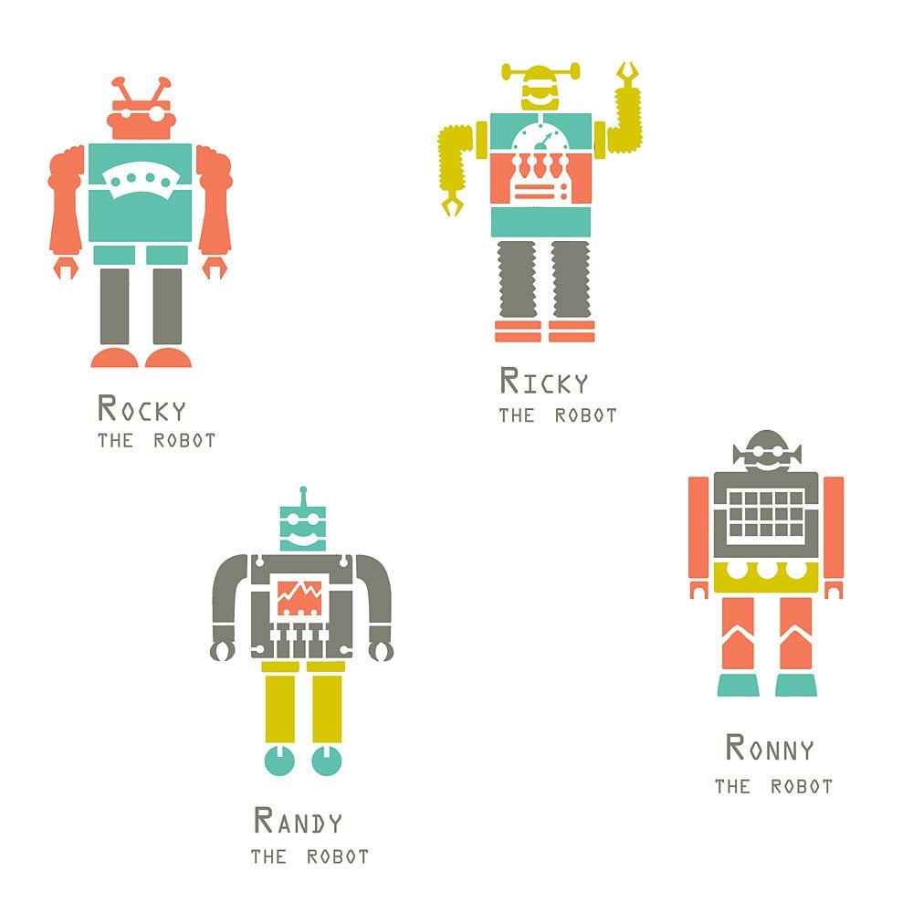 Robot-stencil-kit-nursery-stencils