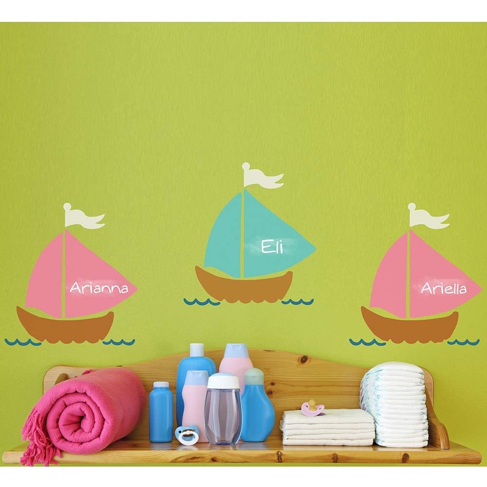 Sailboats-stencils