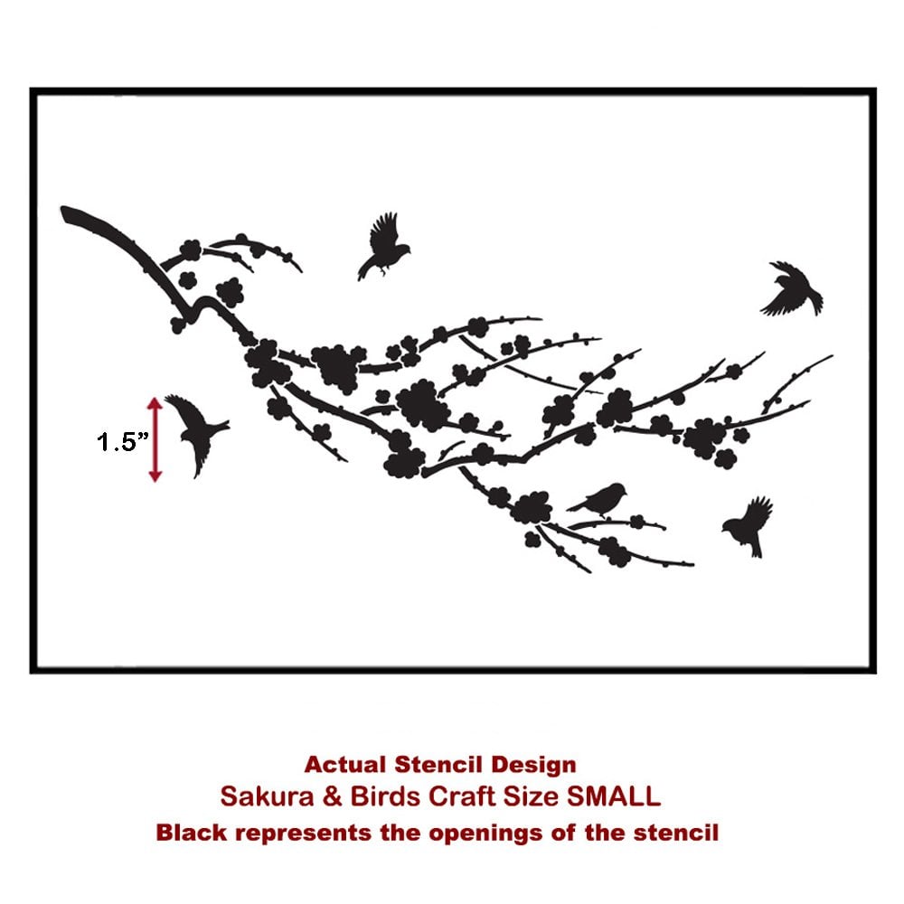 Sakura-and-birds-small-craft-furniture-stencil