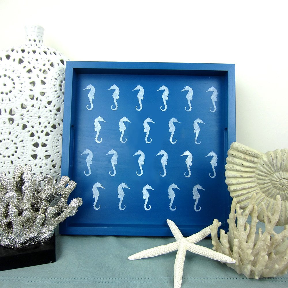 Seahorses-stencil-beach-designs