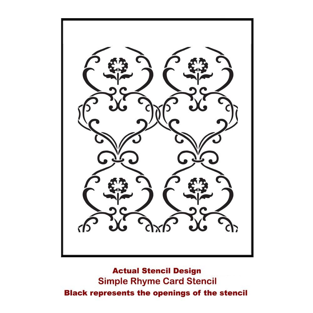 Simple-rhyme-small-card-template-stencil