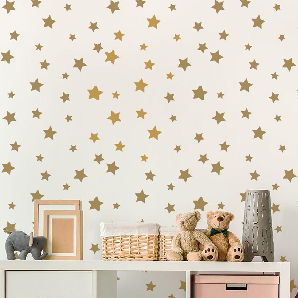 Star wallpaper design nursery decal stars