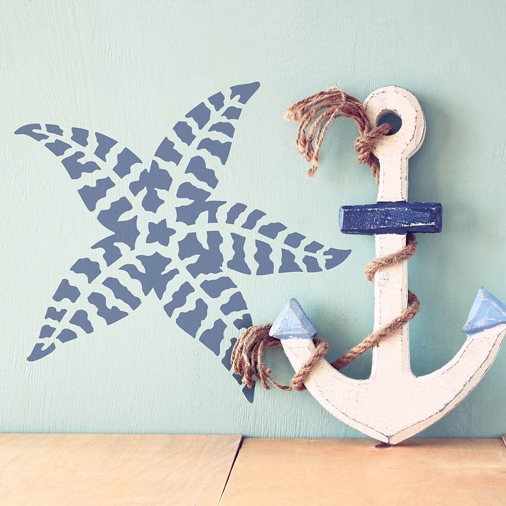 beach-decor-starfish-stencil-nautical-designs