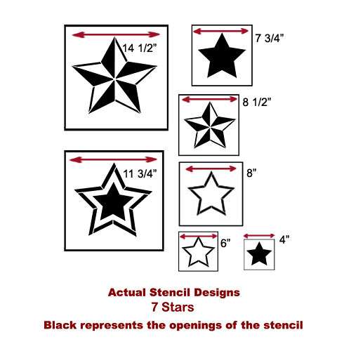 stars stencils