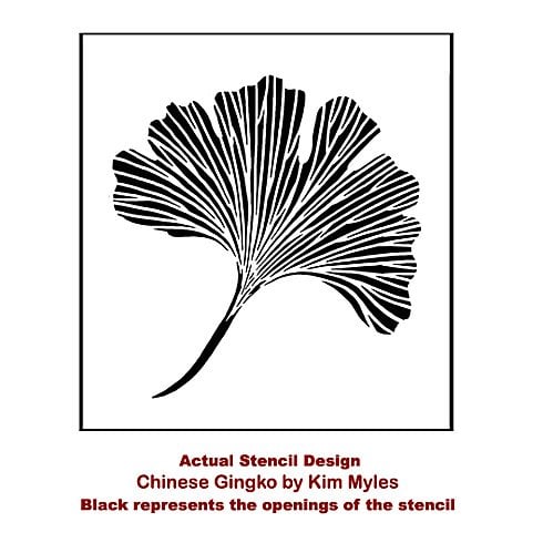 Ginkgo stencil