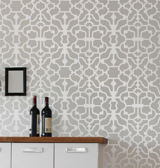 stencil pattern for walls