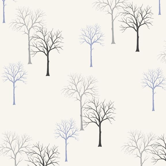 tree stencil wallpaper