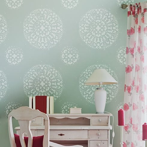 Stencil-wall-pattern-antico