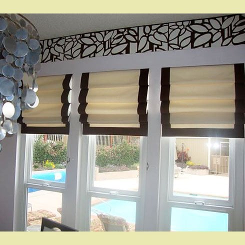 Stenciled-roman-blinds