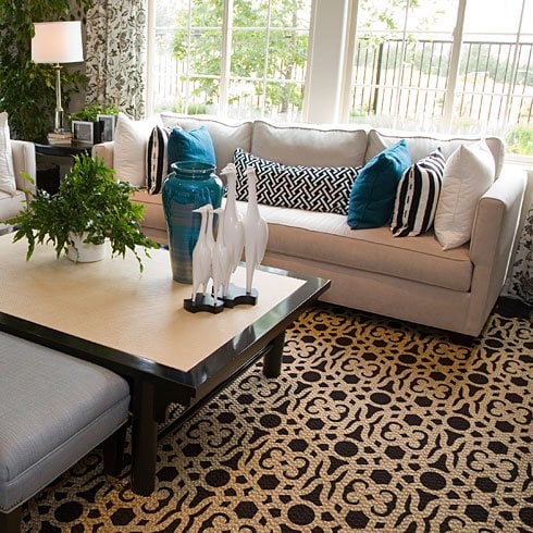 Stenciled rug covington