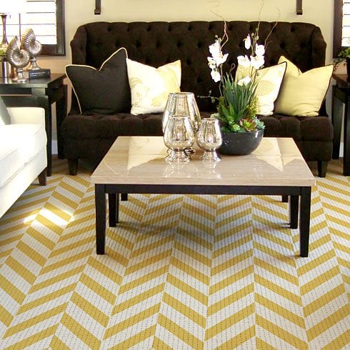 Herringbone-stencil-rug