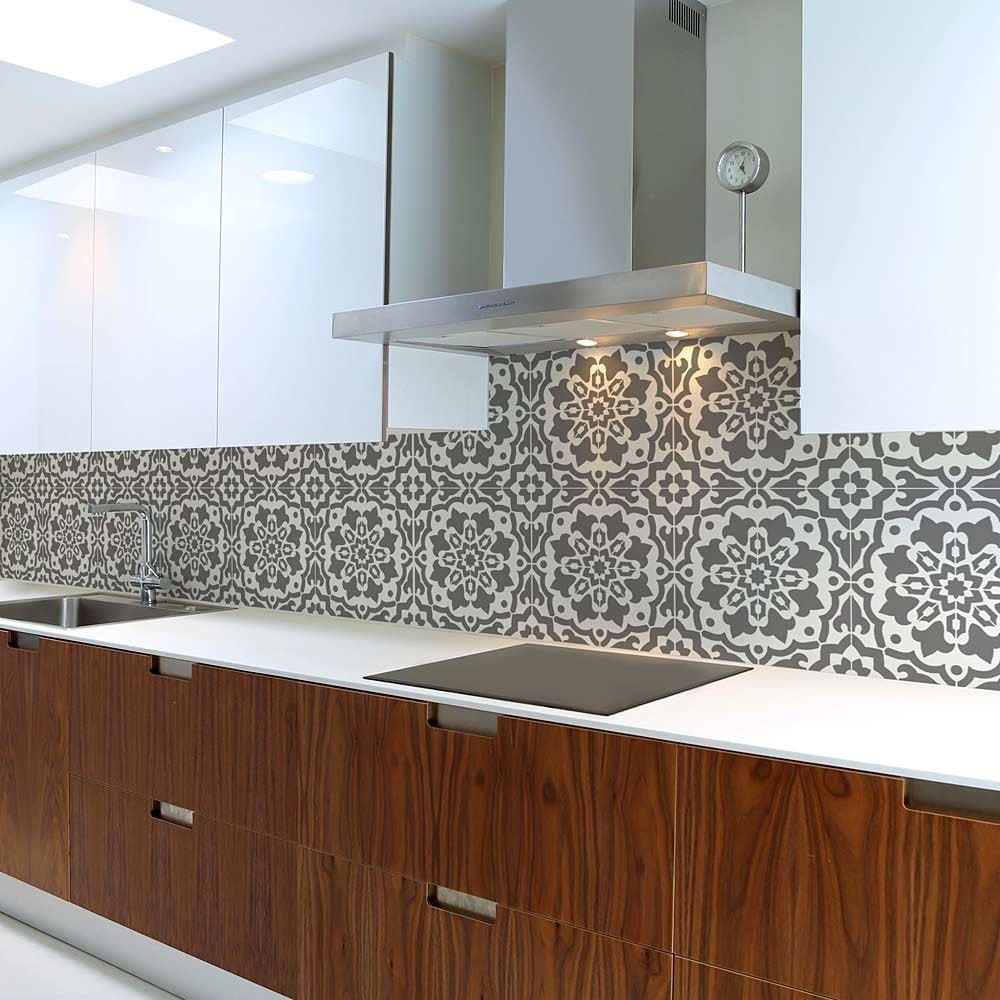 Tile stencils backsplash cement tiles stencil