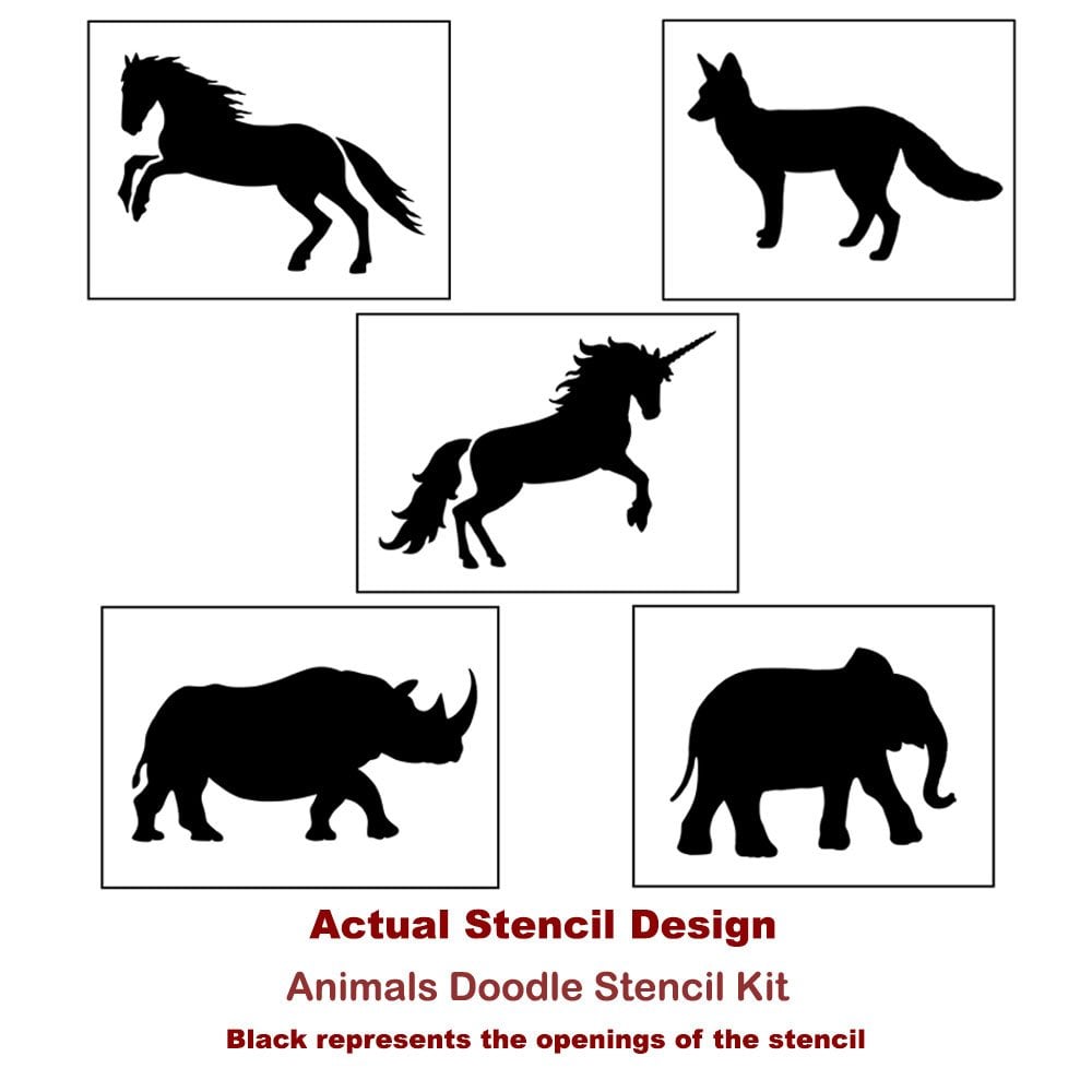 Stencils-for-doodling-drawing-stencil-animals