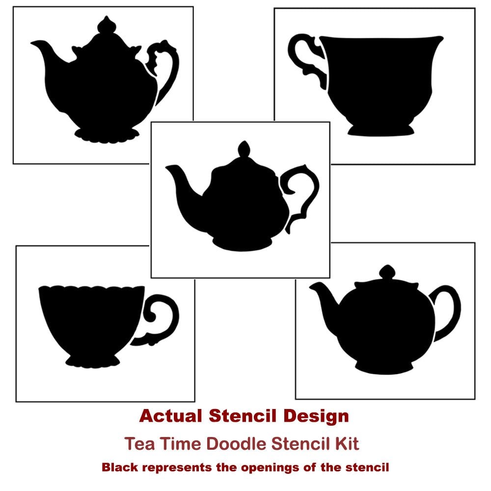 Stencils-for-doodling-drawing-stencil-tea-pot