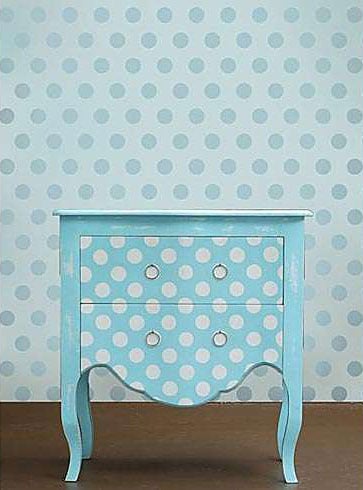 Stencils-wall-Polka Dot