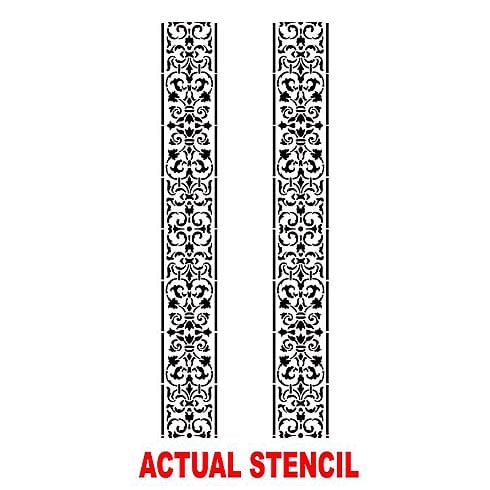 stripe arabesque stencil