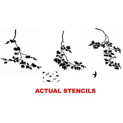 branch stencils